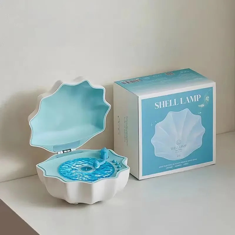 Home Theater Bluetooth Speaker With White Noise Sleep Aid Function Colorful Projection Light Wireless