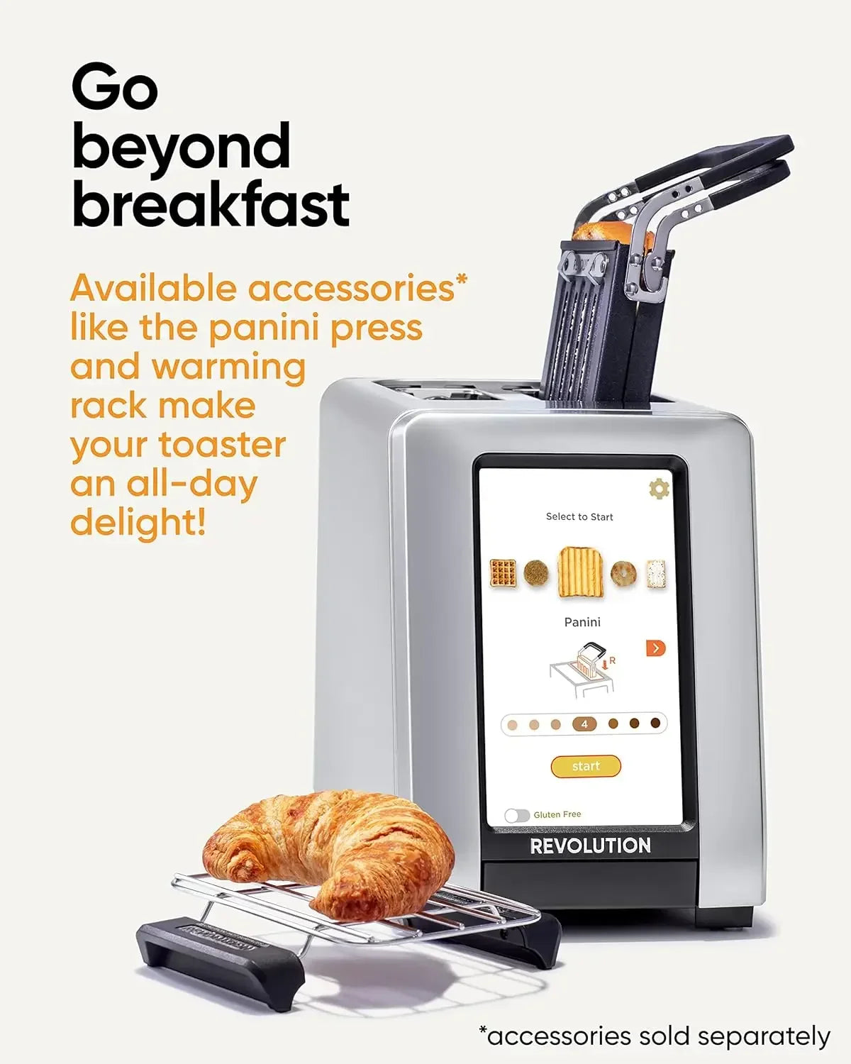 High-Speed Touchscreen Toaster, 2-Slice