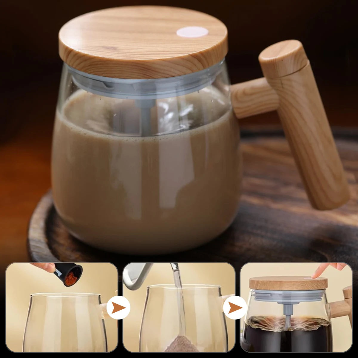 Self Stirring Coffee Cup Electric Stirring Mug 400ml