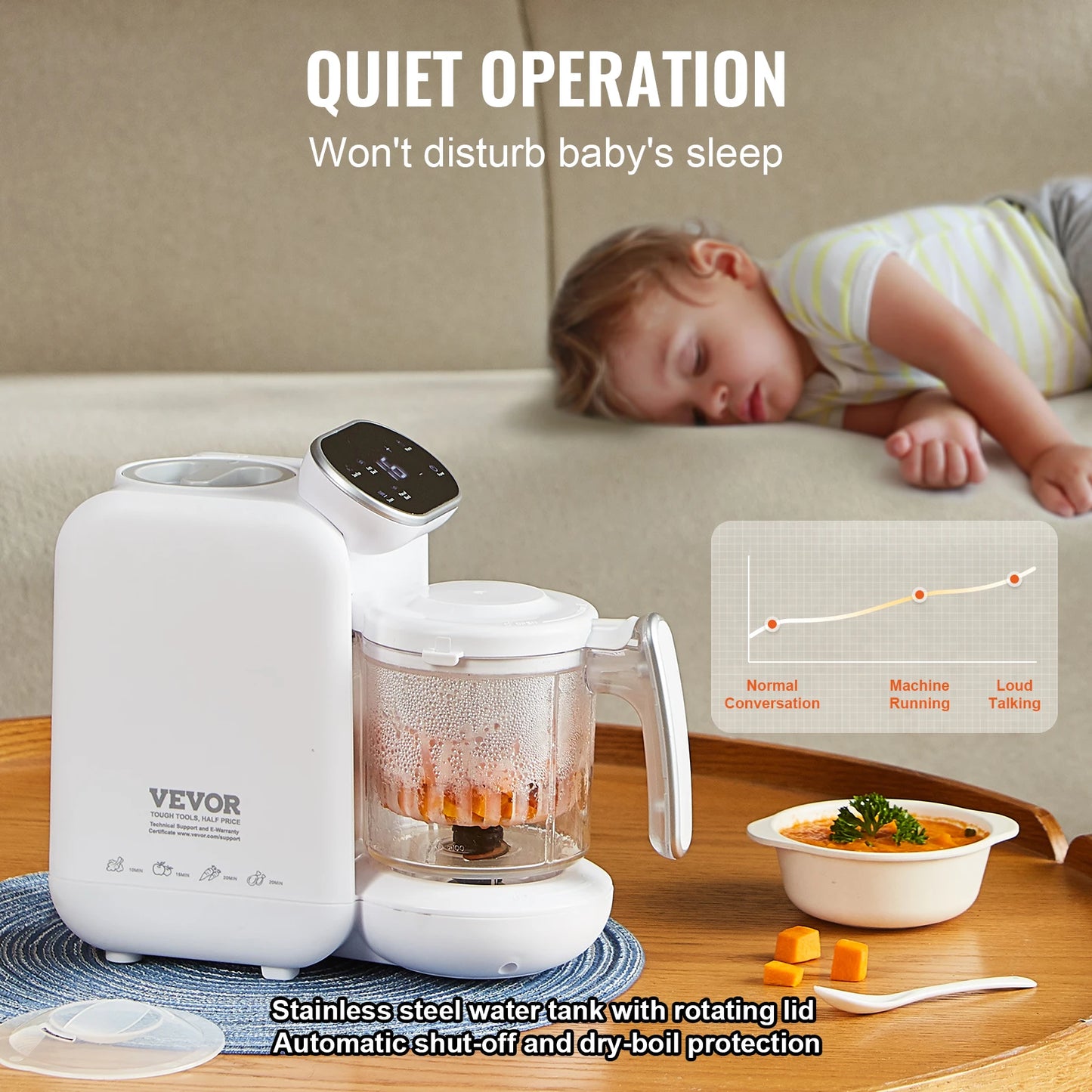 Baby Food Maker 430W with 750 ml