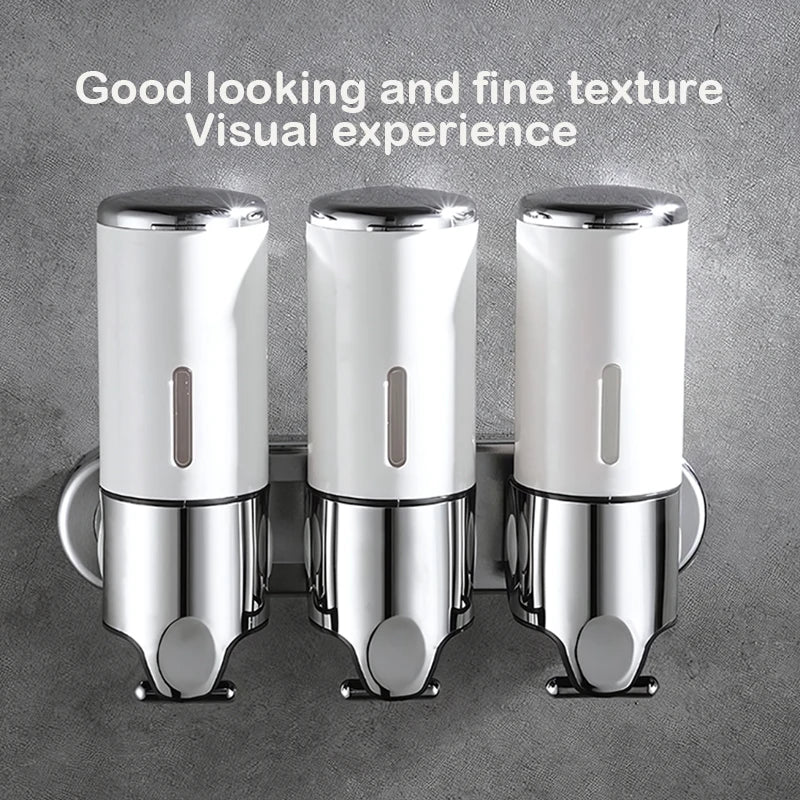 Shampoo Soap Liquid Dispenser Single/Double/Triple