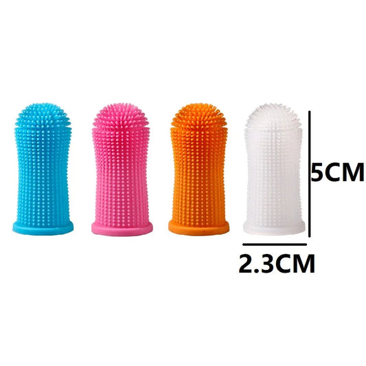 Dental Pro 3-Piece Fingertip Set – Precision Pet Toothbrushes