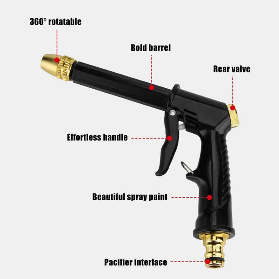 High Pressure Spray Water Gun Washing Garden