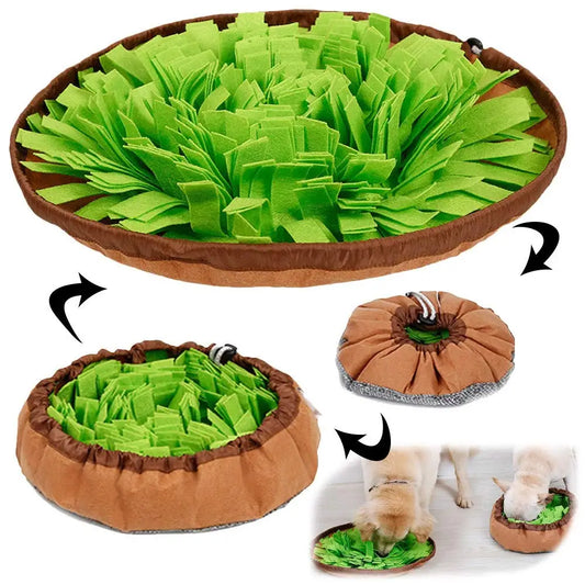 Brain-Boost Snuffle Mat – Interactive IQ Training & Foraging Pad