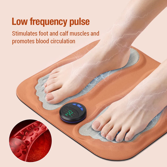 3D Smart Foot Massage Pad Feet Massager 6 Modes 15 LevelsImprove