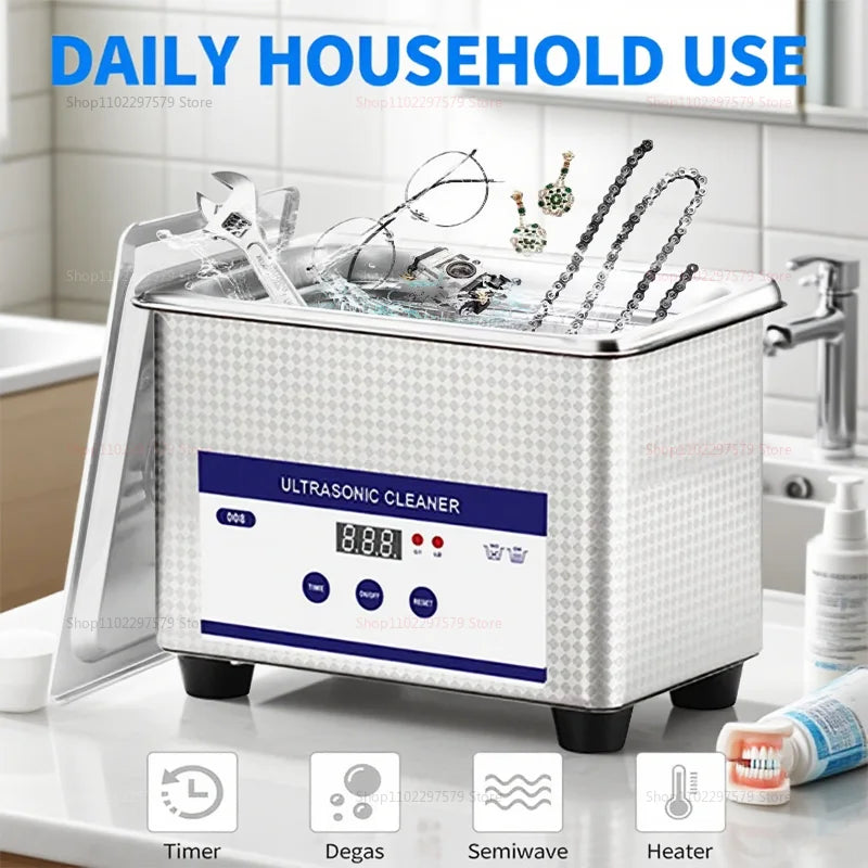 Glasses Jewelry Watch Denture Cleaner Machine