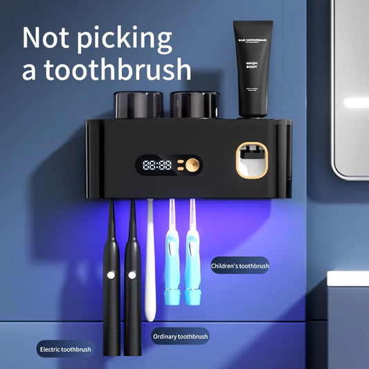 Toothbrush Organizer with 2 cups
