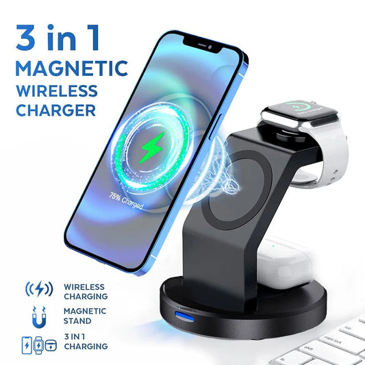 Magnetic Wireless Charger 3 In 1