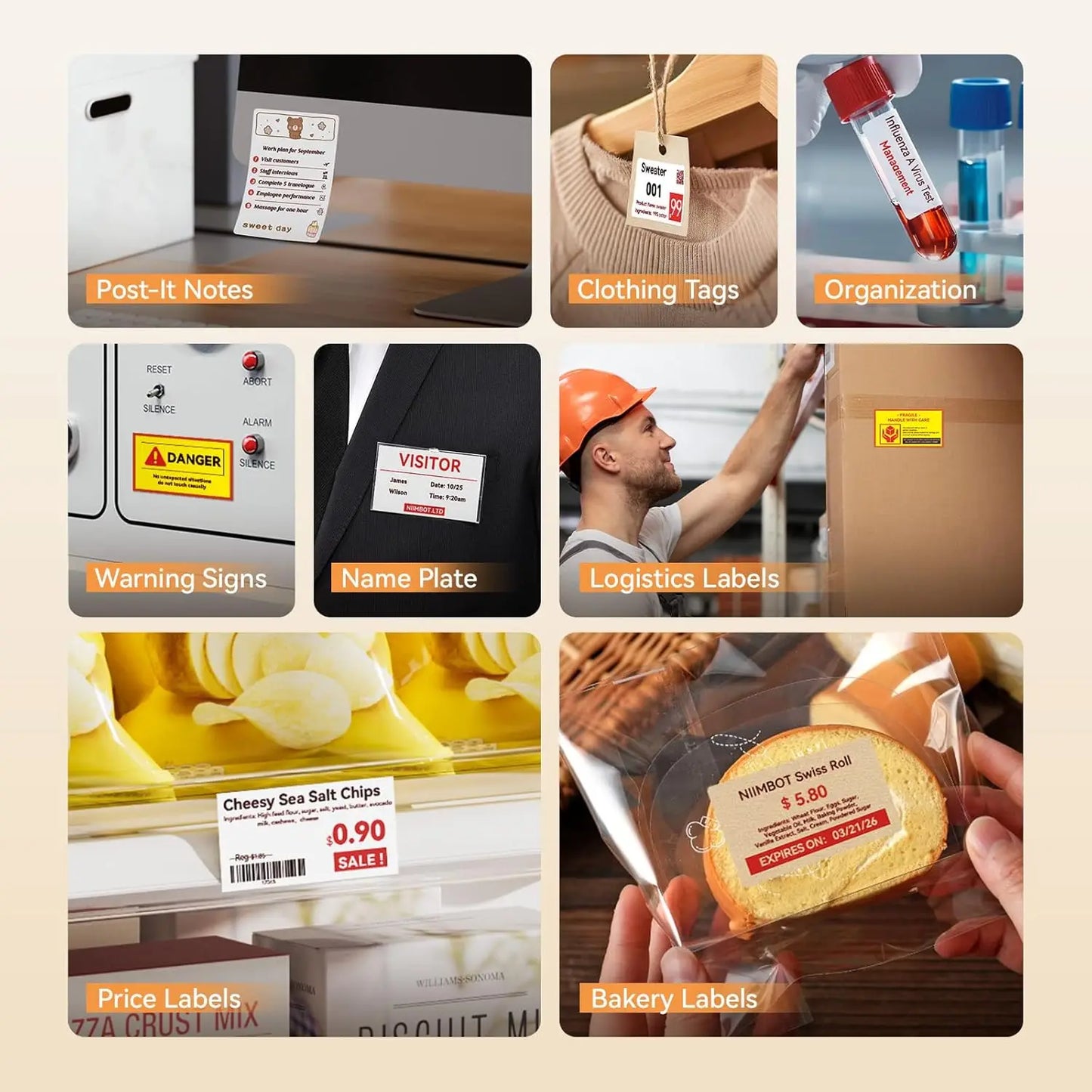 Thermal Label Paper for B21 Pro Printer