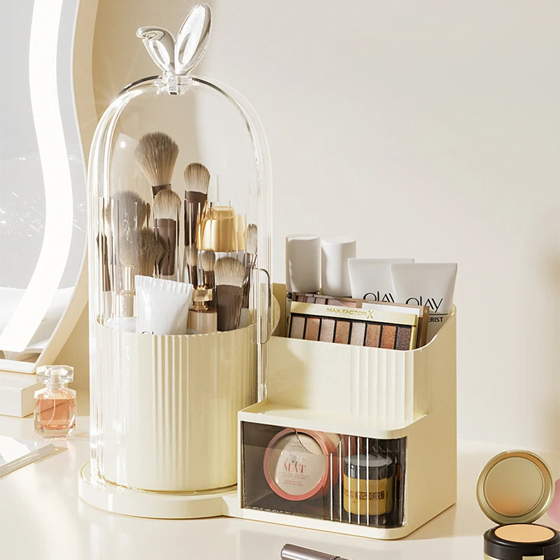 360° Rotating Cosmetic Brush Shelf Organizer Cosmetic