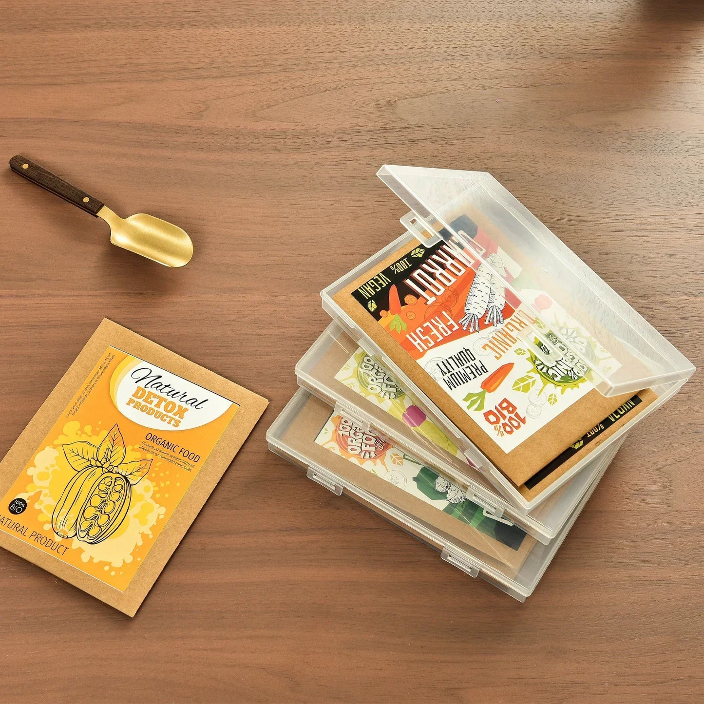 Photo Storage Box Container Keeper Organizer