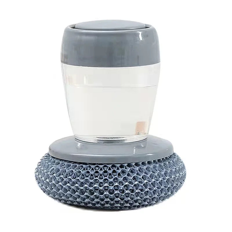 Kitchen Wash Pot Dish Brush with Dispenser Liquid