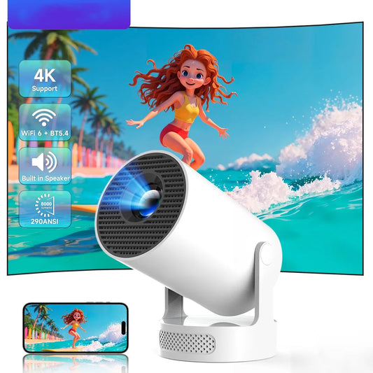 Android 12.0 Portable Projector