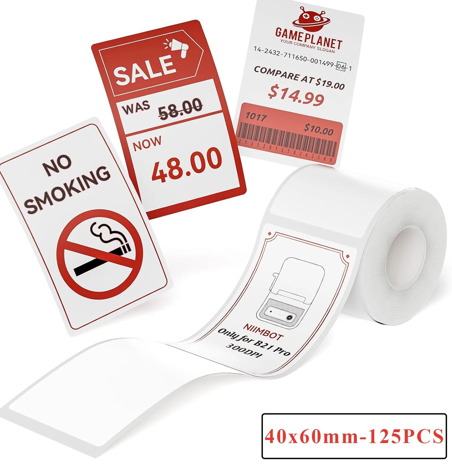 Thermal Label Paper for B21 Pro Printer