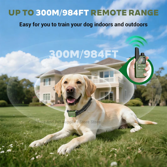 Electric Dog Training Collar Remote Control Waterproof Pet