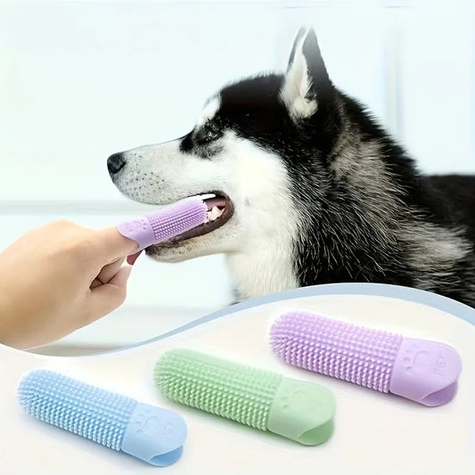360° Soft-Touch Finger Brush – Gentle Silicone Dental Care Tool