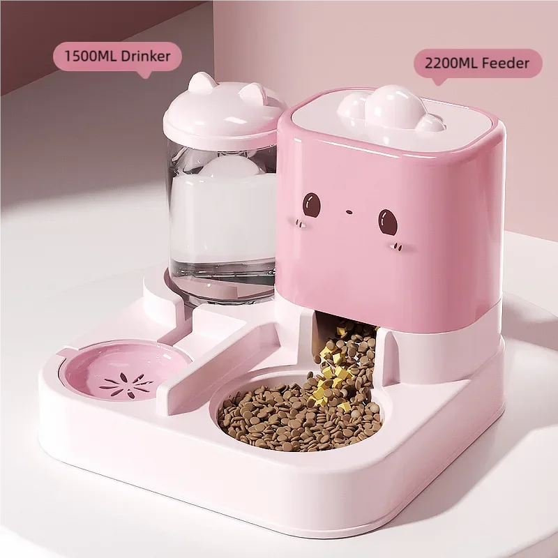 Gravity-Flow 2-in-1 – Automatic Food & Water Station