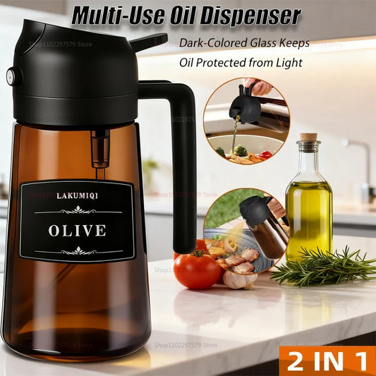Glass Oil Dispenser Bottle