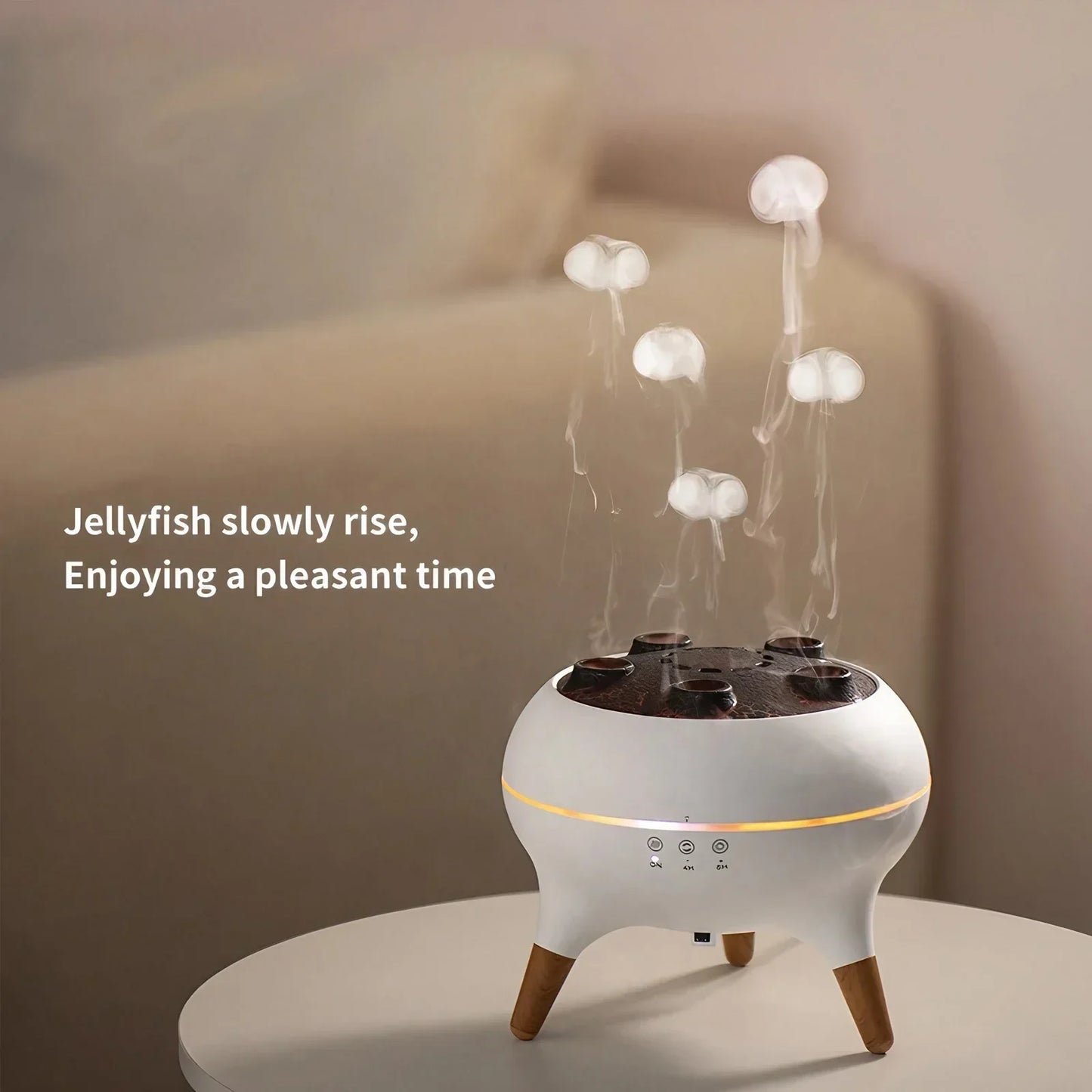Jellyfish Air Humidifier 250ml Essential Oil Diffuser Remote Control