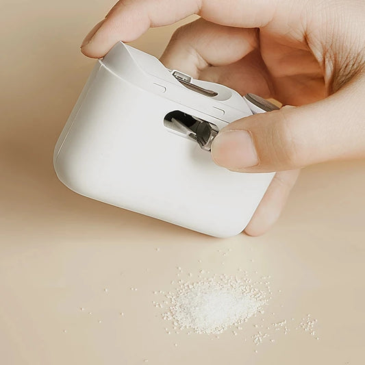 Electric Nail Clipper Polishing Trimmer Automatic Nail Cutter Lighting Trimmer