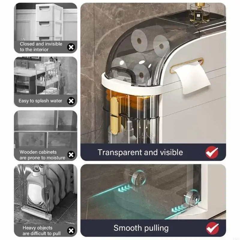 4 Layer Drawer Storage Cabinet Organization