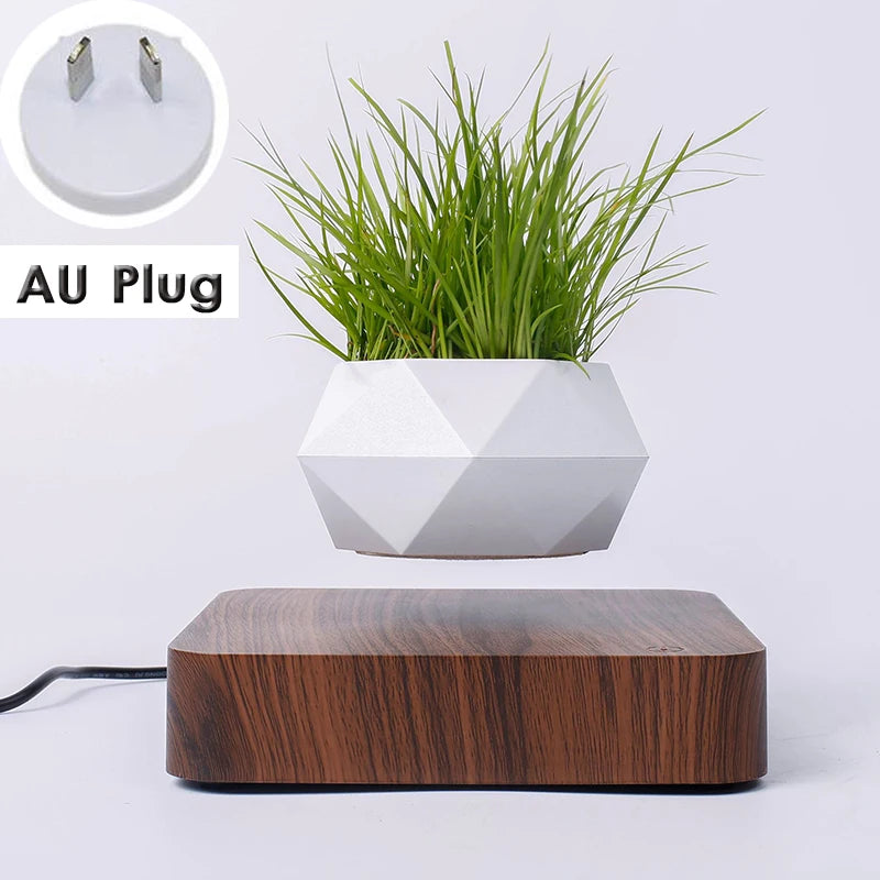 Levitating Air Bonsai Pot Rotation Planters Magnetic