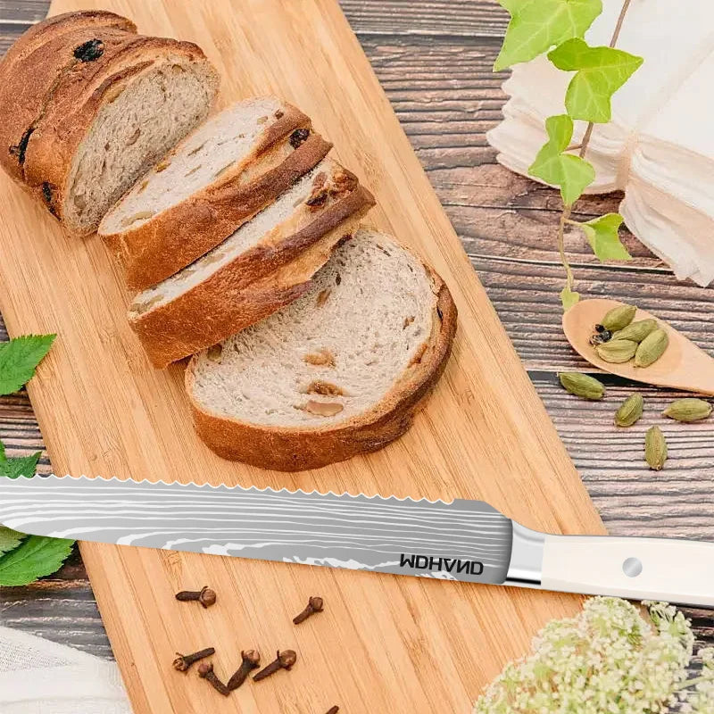 14Pcs Cutlery Kitchen Knife Block Set Sharp Stainless Steel