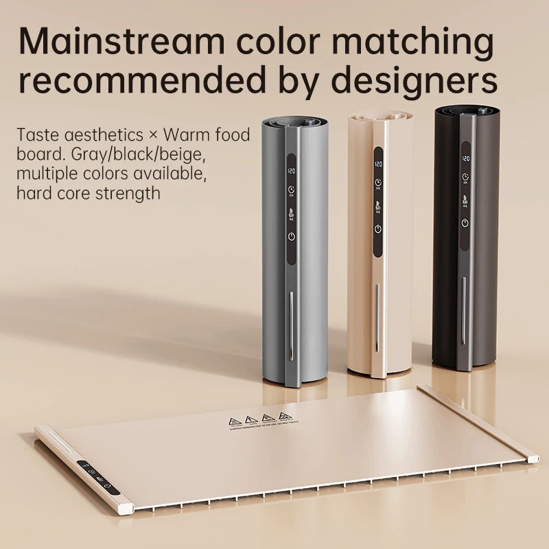 Flexible Silicone Food Warmer Mat Foldable Food Warming Tray Electric