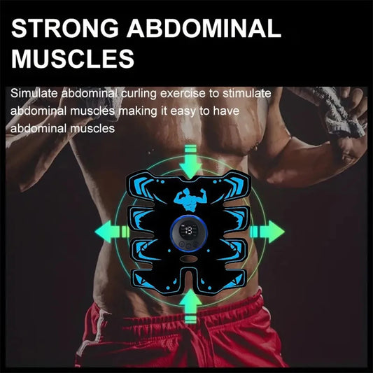 New USB Rechargeable EMS Muscle Stimulator ABS Arm 3 IN 1 Trainer Smart