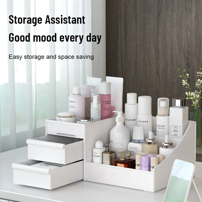 Makeup Storage Box Dormitory Finishing Plastic Shelf Cosmetics Skin Care