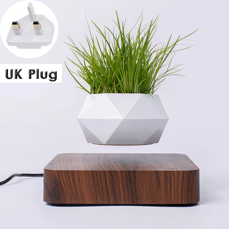 Levitating Air Bonsai Pot Rotation Planters Magnetic
