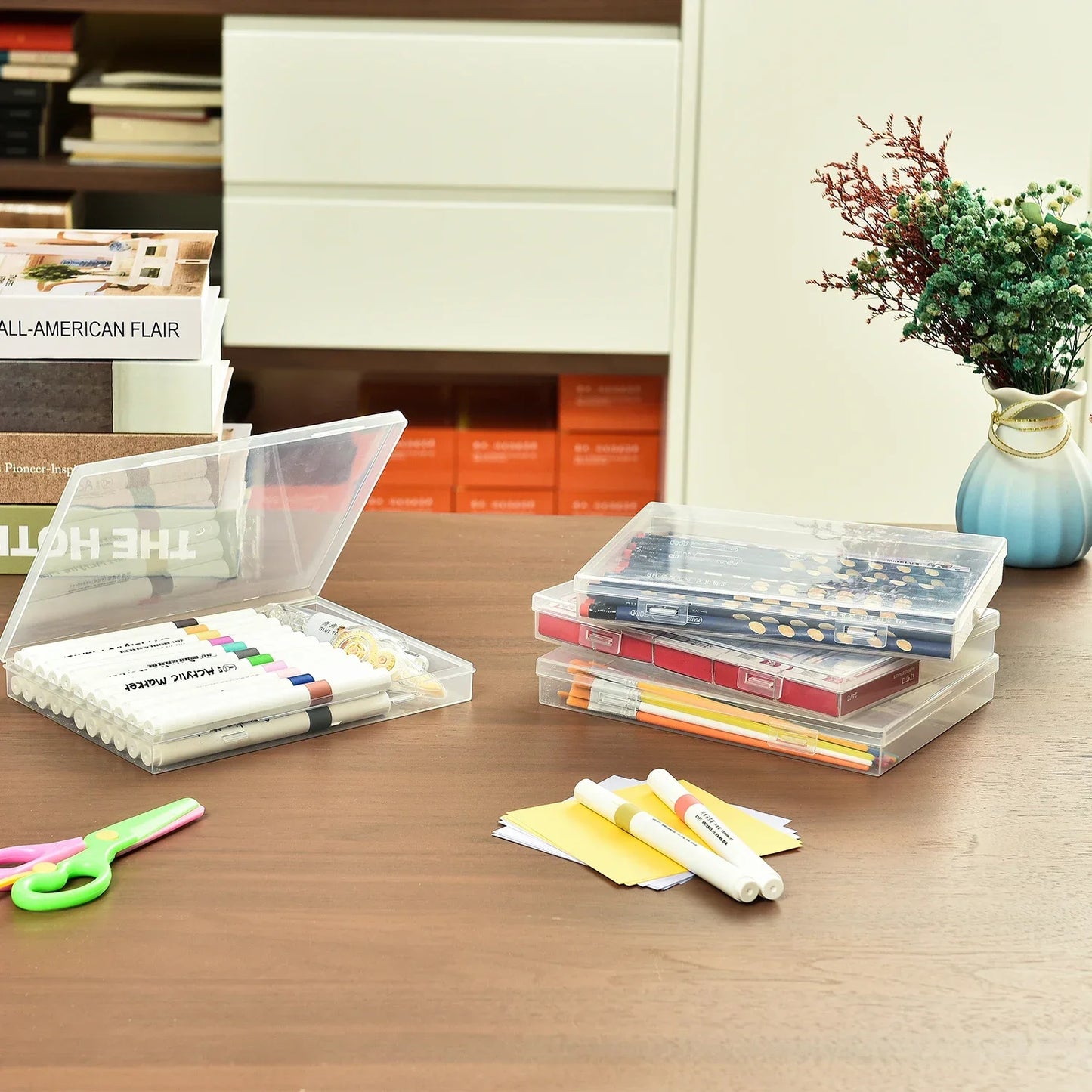 Photo Storage Box Container Keeper Organizer