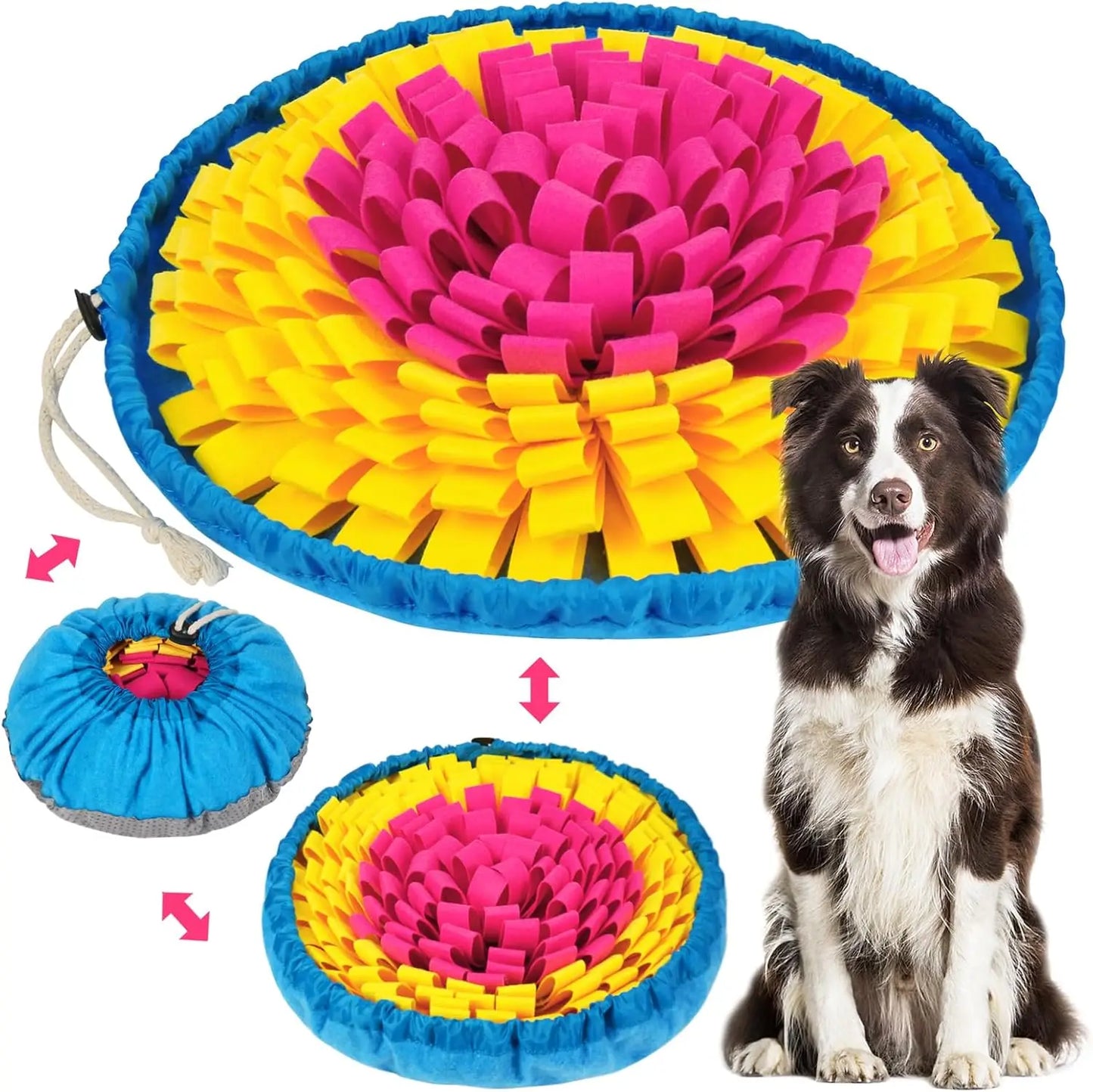 Brain-Boost Snuffle Mat – Interactive IQ Training & Foraging Pad