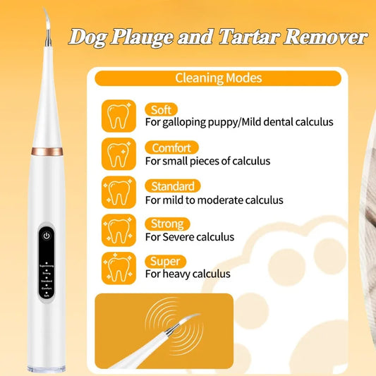 Pet Ultrasonic Electric Tooth Cleaner Dental Stone Remover Dog Grooming Equipment