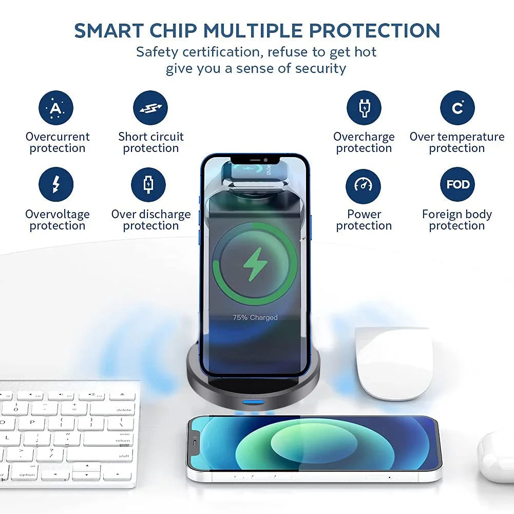 Magnetic Wireless Charger 3 In 1