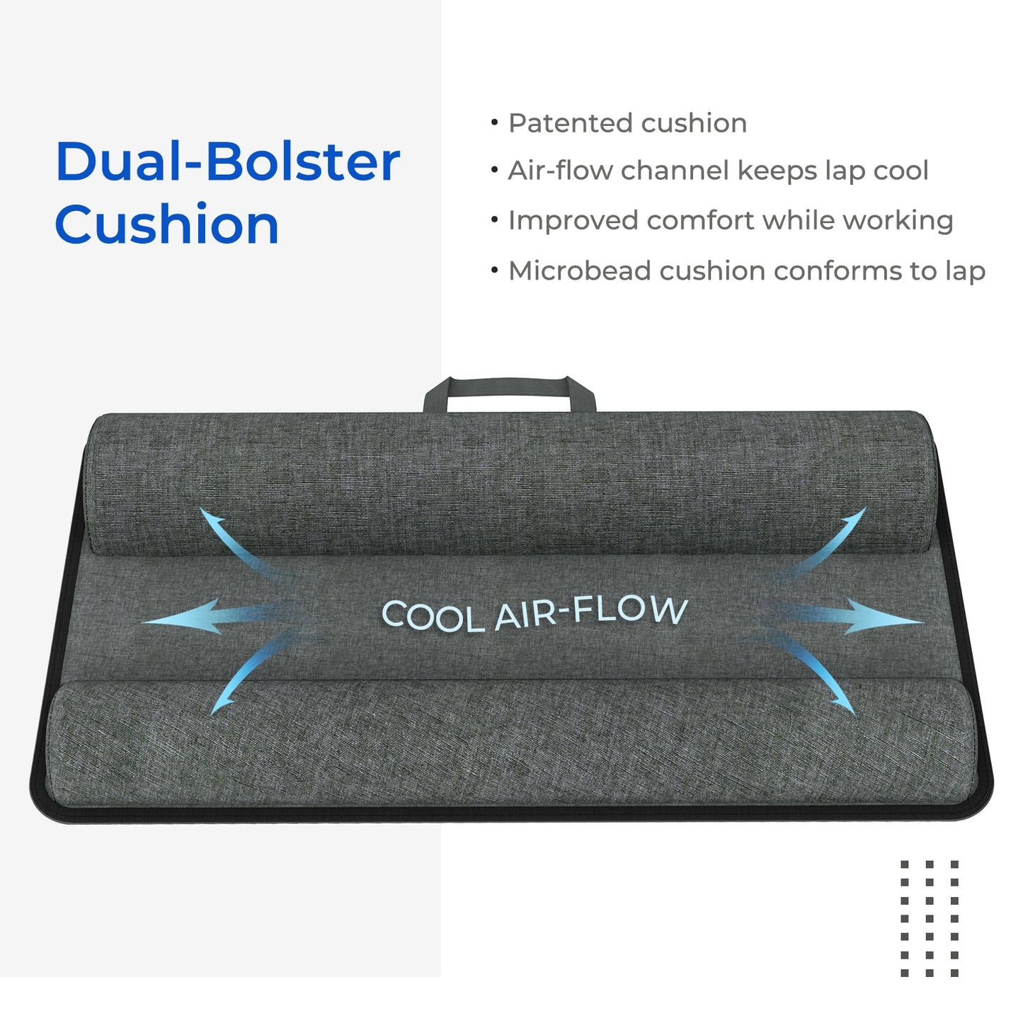 Lap Desk Home Office Pro Mouse Pad and Phone Holder