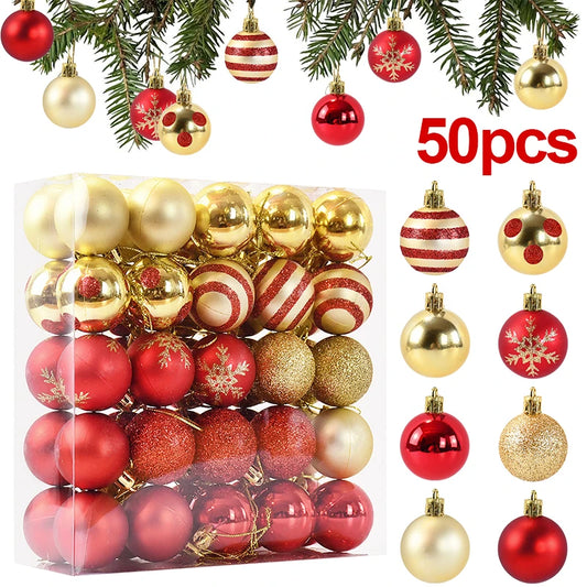 50Pcs Christmas Tree Balls