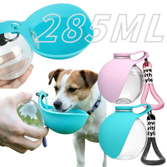 2-in-1 Portable Foldable Dog Water Bottle