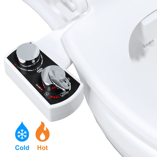Bidet Attachment for Toilet, Hot and Cold Water Spray