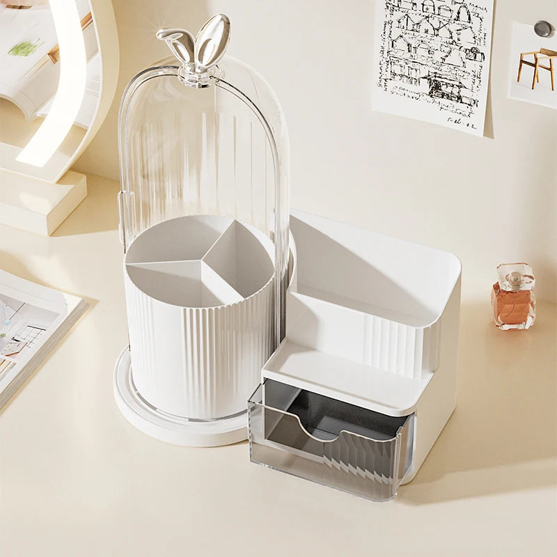 360° Rotating Cosmetic Brush Shelf Organizer Cosmetic