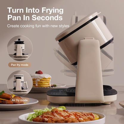 Air Fryer Flip Household Low Oil Multifunctional Baking, Frying and Cooking Integrated Electric Fryer