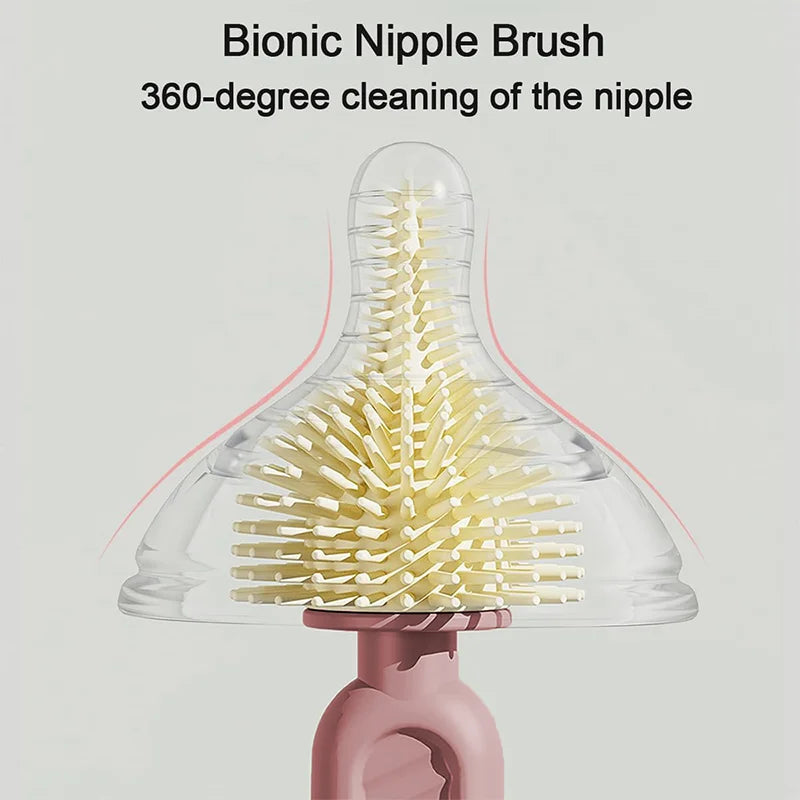 Multi-Use Silicone Bottle Brush Set