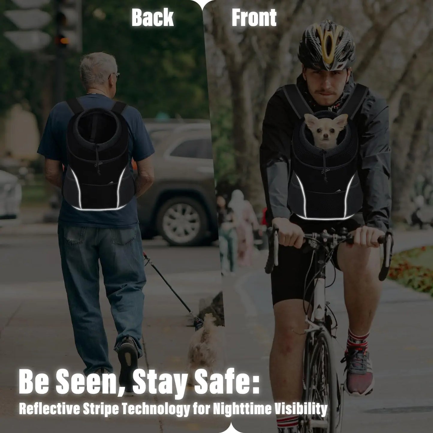 Aero-Vista Front-Folded Travel Backpack – Secure Mesh Carrier