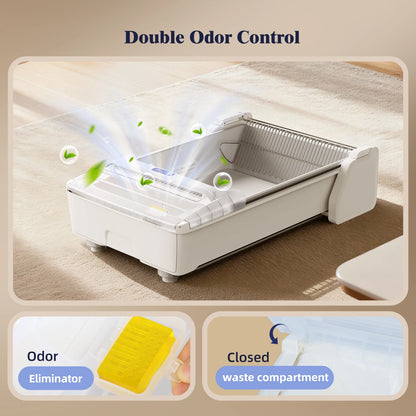 Robotail Fully-Open Smart Self-Cleaning Cat Litter Box