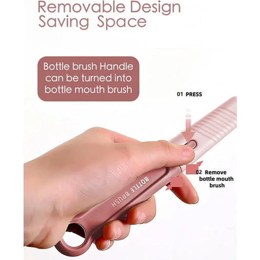 Multi-Use Silicone Bottle Brush Set