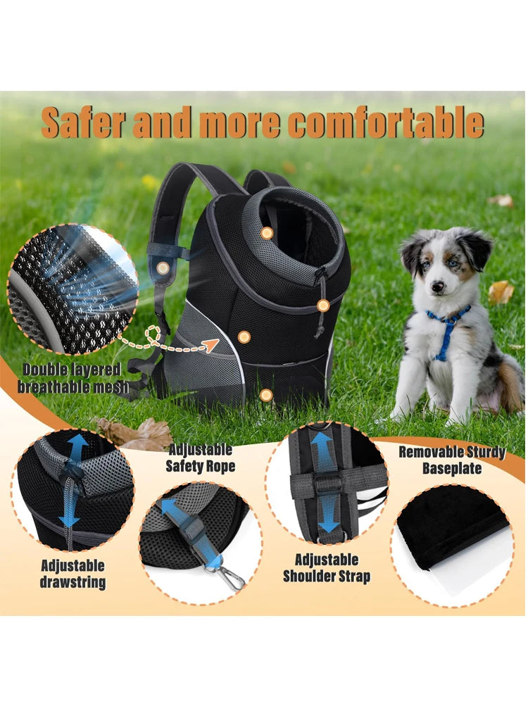 Aero-Vista Front-Folded Travel Backpack – Secure Mesh Carrier