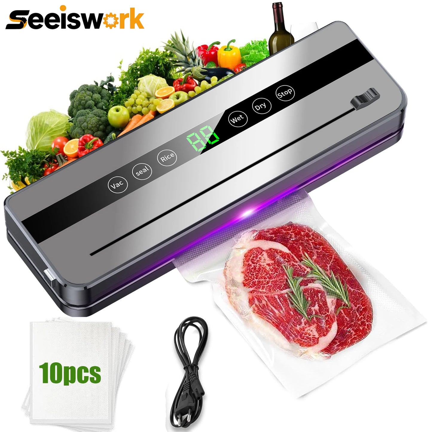 Vacuum Sealer Packaging Machine For Food