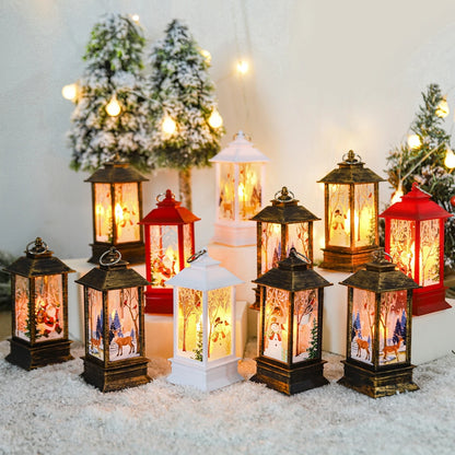 Christmas Lantern Light Merry Christmas Decorations for Home 2025 Navidad Christmas Tree Ornaments Xmas Gifts New Year 2026