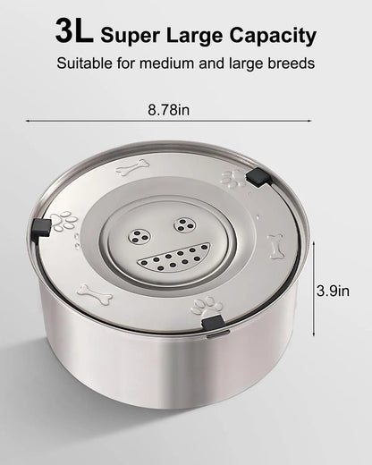 Aqua-Still 3L – Stainless Steel No-Spill Slow Water Feeder
