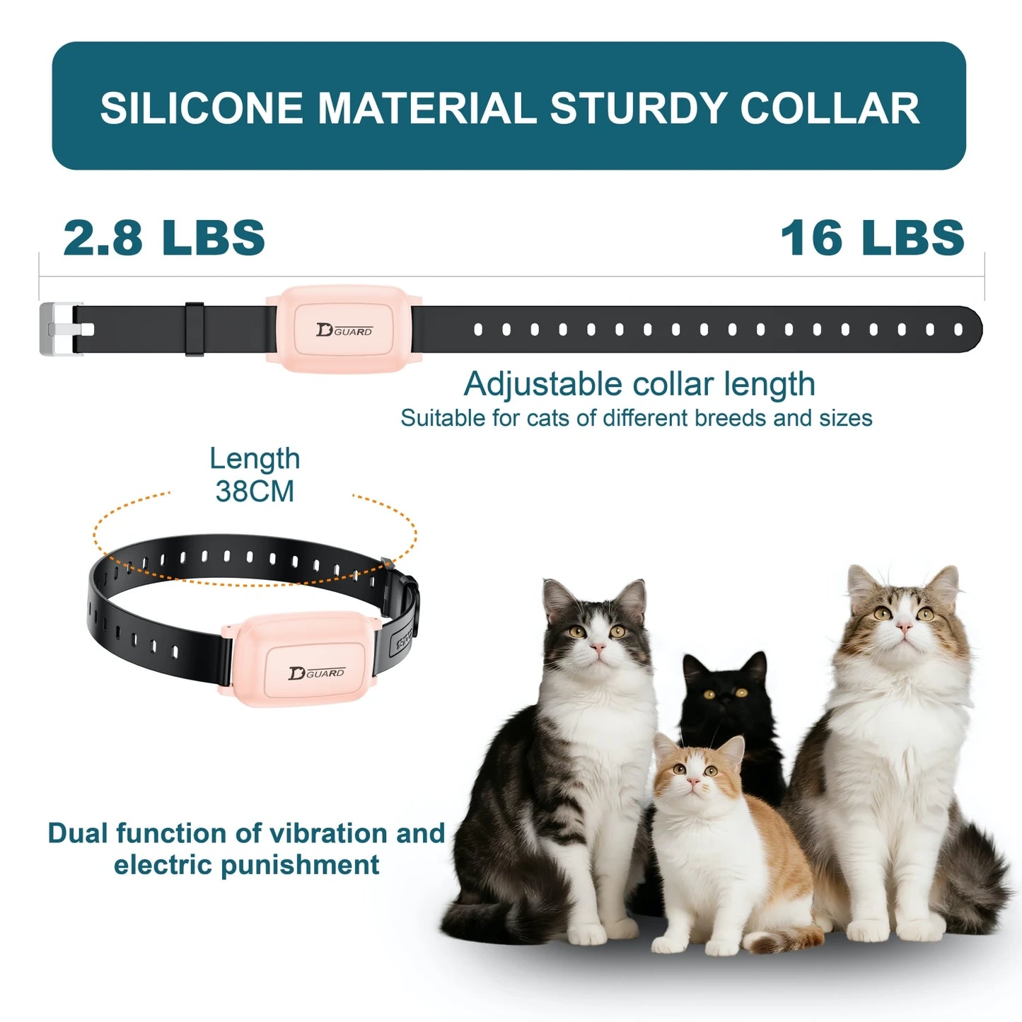 Cat-Command Pro – Precision Remote Training & Behavior Collar